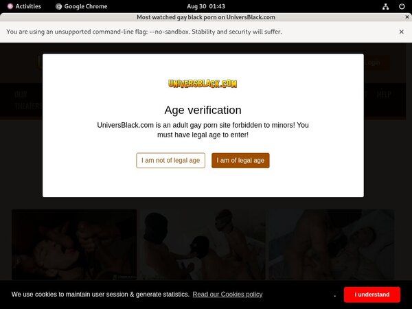 Universblack.com Trial Access