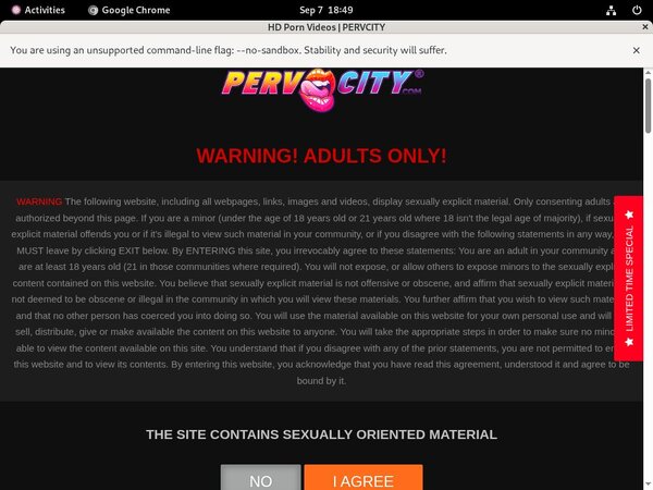 Discount Offer Perv City