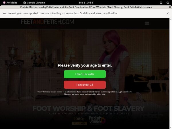 Feetandfetish.com Working Passwords