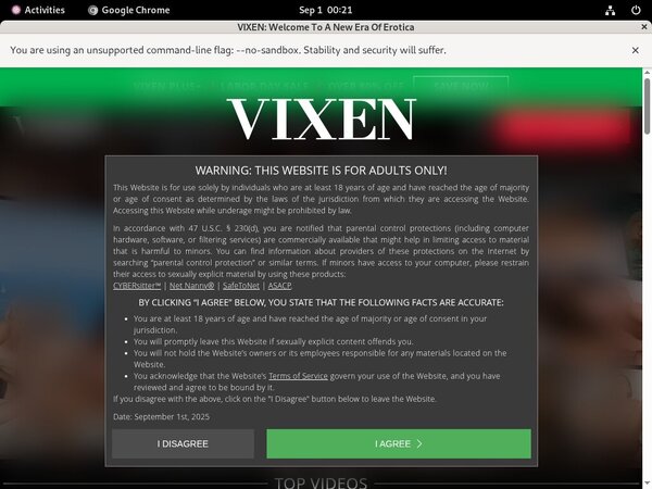 Vixen.com Pasword